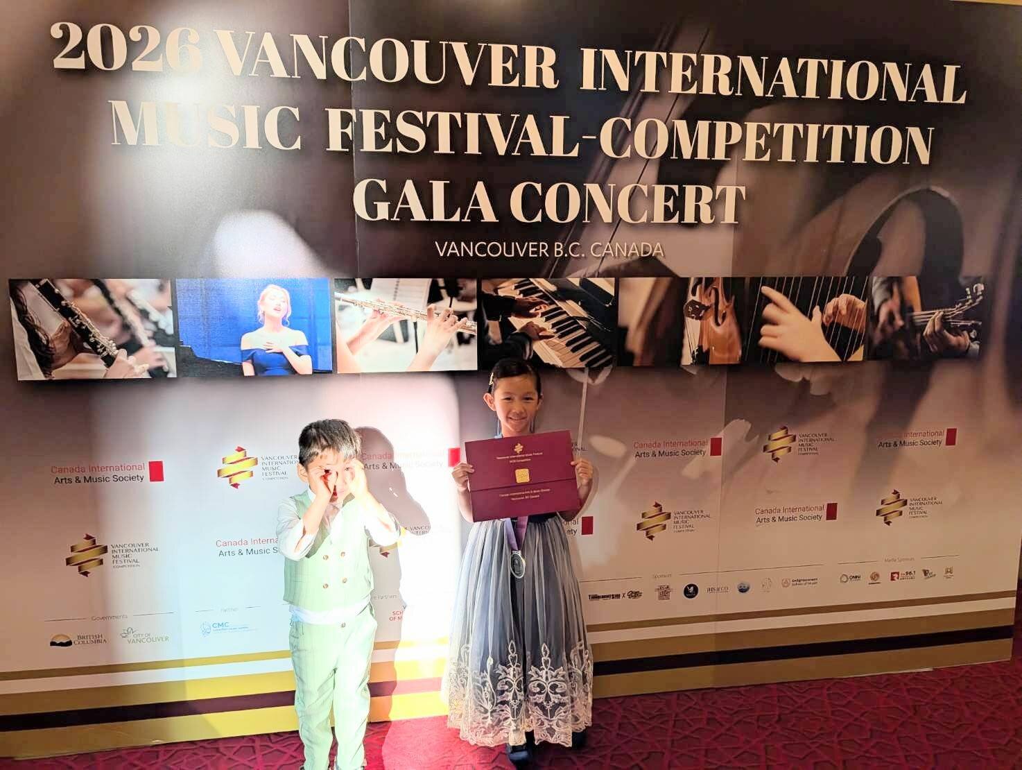 Hailey Murata at the Vancouver International Music Festival-Competition Gala Concert